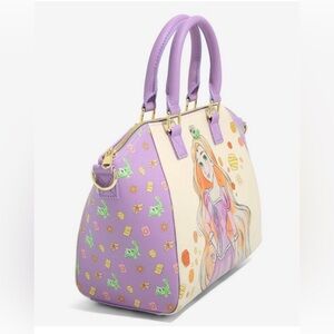 Women’s loungefly Disney Tangled Rapunzel & Pascal Satchel Bag NWT